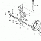 TRX90 Передний тормоз
