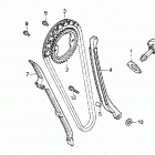 TRX300EX Цепь ГРМ