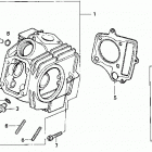 TRX90 Головка цилиндра