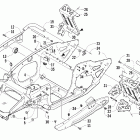 Crossfire 700 EFI WY Передняя рама и подножки