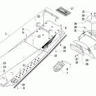 Crossfire 600 EFI Тоннель, задний бампер, задний фонарь