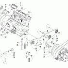 Firecat 600 EFIr Вариатор и опора двигателя