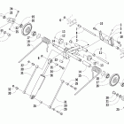 T660 Turbo Trail Задняя подвеска , задний рычаг