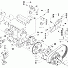 Panther 660 Trail Вариатор и опора двигателя