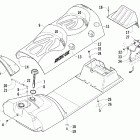 Panther 660 Touring Топливный бак ,сиденье и задний фонарь