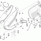 ZR 900 EFI Глушитель