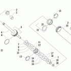 ZR 900 EFI SP Задняя подвеска ,задний амортизатор