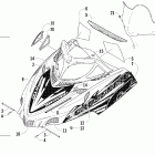 Crossfire 600 EFI SP Капот и ветровое стекло