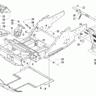 Mountain Cat 900 EFI Передняя рама и подножки