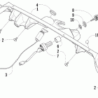 Firecat 700 SP Панель приборов и датчики