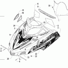 Crossfire 700 EFI SP Капот и ветровое стекло