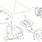 440 SP R Air silencer assembly (modified race sled)