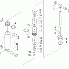 Firecat 700 EFI SP Задняя подвеска ,задний амортизатор