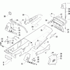 F120 Шасси, скамейка для ног и задний  бампер
