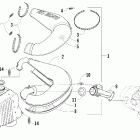Firecat 700 EFI SP Глушитель