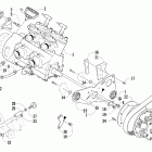 Firecat 700 SP Вариатор и опора двигателя