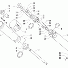 King Cat 900 EFI Передний амортизатор