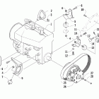 Z 370 Вариатор и опора двигателя