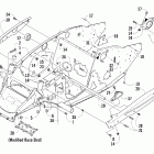 440 SP R Front frame assembly