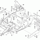 Firecat 700 EFI SP Передняя рама и подножки