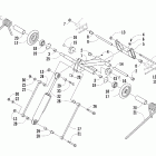 Sabercat 700 EFI Rear suspension rear arm assembly (ext / international)