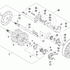 T660 Turbo ST Вал приводной трака и тормоза