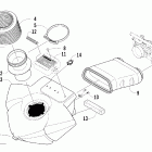 M6 EFI Глушитель впуска