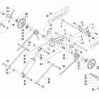 ZR 900 EFI SP Задняя подвеска , задний рычаг