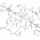 King Cat 900 EFI Задняя подвеска , задний рычаг