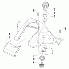 Mountain Cat 600 EFI Панель приборов и датчики