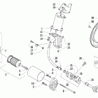 Sabercat 500 EFI Flex-drive starter motor assembly (lx)
