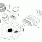 Firecat 700 EFI SP Глушитель впуска