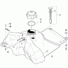 M7 EFI WY Топливный бак