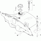Sabercat 500 EFI Топливный бак