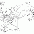 T660 Touring Передняя рама и подножки