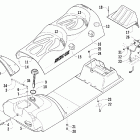 Panther 370r Топливный бак ,сиденье и задний фонарь