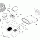 Crossfire 700 EFI SP Глушитель впуска