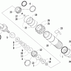 Firecat 600 EFIr Задняя  подвеска, передний амортизатор