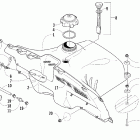 Firecat 700 SP Топливный бак