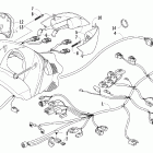 Sabercat 500 EFI Headlight, instruments, and wiring assemblies (lx)