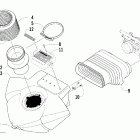 Fireacat 600 EFI SP Глушитель впуска