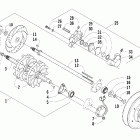 Firecat 600 EFIr Вал приводной трака и тормоза