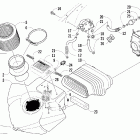M7 Воздушный глушитель, карбюратор, и монтаж топливного нас...