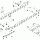 Crossfire 700 EFI EB Рельс скольжения и гусеница