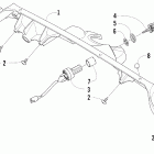 Firecat 700 EFI SP Панель приборов и датчики