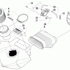 Firecat 700 SP Воздушный глушитель, карбюратор, и монтаж топливного нас...