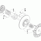 Firecat 600 EFIr Привод сцепления