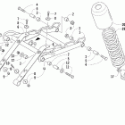 Sabercat 500 LX Задняя подвеска , амортизатор