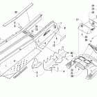Firecat 700 Тоннель, задний бампер, задний фонарь