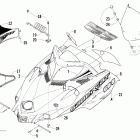 Sabercat 600 EFI LX Капот и ветровое стекло